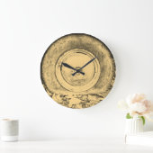 Altes Rad des klassischen Autos Nr. 2 Große Wanduhr (Zuhause)