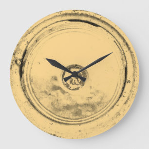 Altes Rad des klassischen Autos Nr. 3 Große Wanduhr