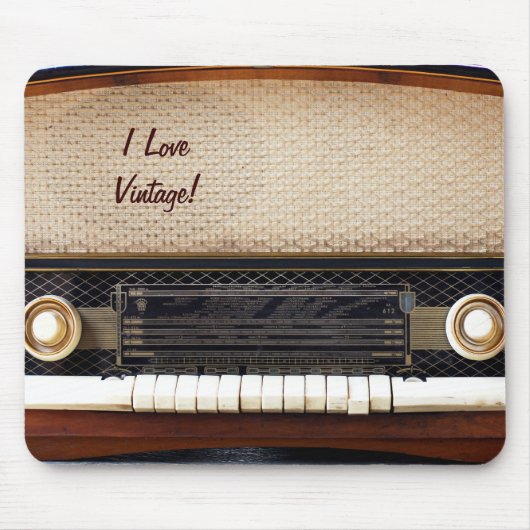 Altes Radio Mousepad (Vorne)