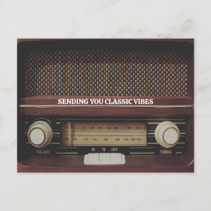 Altes Radio Postkarte