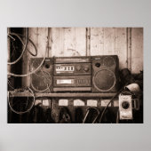 Altes Radio Retro-Poster Poster (Vorne)