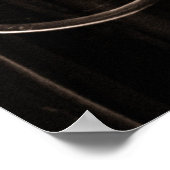 Altes Radio Retro-Poster Poster (Ecke)