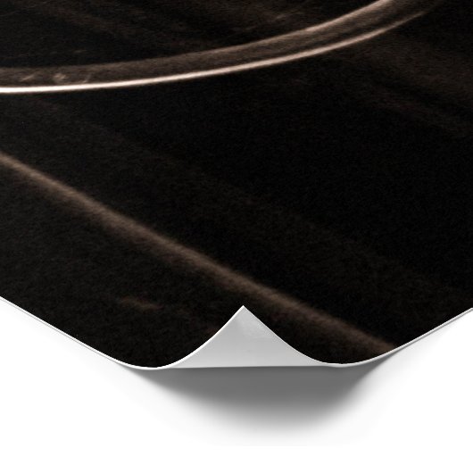 Altes Radio Retro-Poster Poster (Ecke)