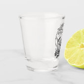 Altes Rasierglas Schnapsglas (Links)