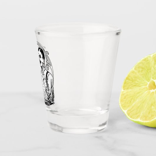 Altes Rasierglas Schnapsglas (Rechts)