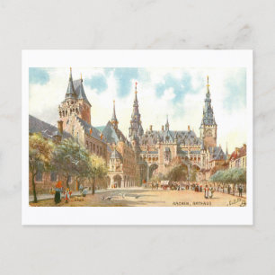 Altes Rathaus, Aachen, Deutschland Postkarte