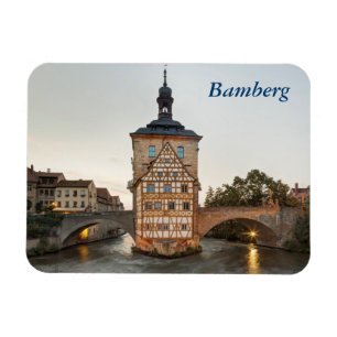 Altes Rathaus Bambergs und Obere Brücke Magnet