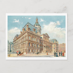 Altes Rathaus in Baltimore, Maryland, Postkarte