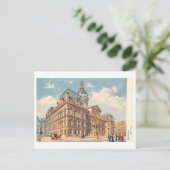 Altes Rathaus in Baltimore Postkarte (Stehend Vorderseite)