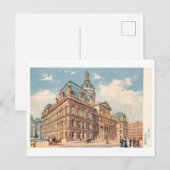 Altes Rathaus in Baltimore Postkarte (Vorne/Hinten)