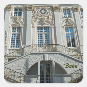 Altes Rathaus in Bonn Quadratischer Aufkleber