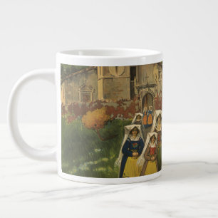 Altes Reiseplakat für Abruzzen, Italien. Jumbo-Tasse