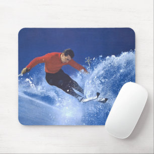 Altes Reiseplakat für Aspen, Colorado Mousepad