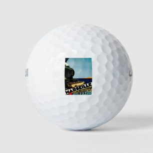 Altes Reiseplakat Marseille Golfball