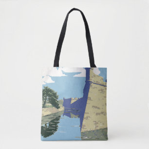 Altes Reiseplakat mit Fort Marion Tasche