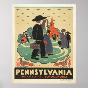 Altes Reiseplakat zur Förderung von Pennsylvania Poster