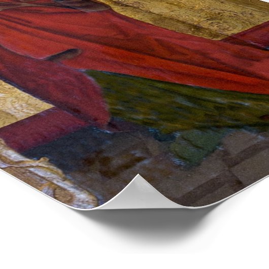 Altes religiöses Bild Poster (Ecke)