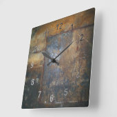 Altes Rennen Quadratische Wanduhr (Winkel)