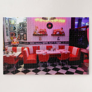 altes Restaurant-Rätsel Puzzle