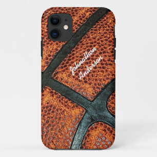 Altes Retro Basketball-Muster mit Namen Case-Mate iPhone Hülle