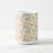 Altes Retro-Stil Hintergrundmuster Kaffeetasse (Mittel)