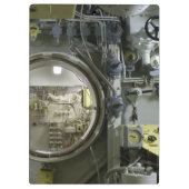 altes Retro-U-Boot Klemmbrett (Rückseite)