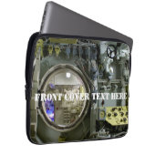 altes Retro-U-Boot Laptopschutzhülle (Vorne Rechts)