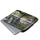 altes Retro-U-Boot Laptopschutzhülle (Vorne Knopf)