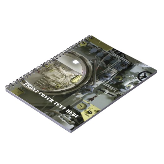 altes Retro-U-Boot Notizblock (Linke Seite)