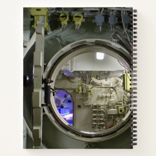 altes Retro-U-Boot Notizblock (Rückseite)