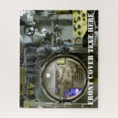 altes Retro-U-Boot Puzzle (Vertikal)