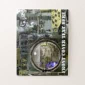 altes Retro-U-Boot Puzzle (Vertikal)