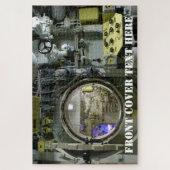 altes Retro-U-Boot Puzzle (Vertikal)