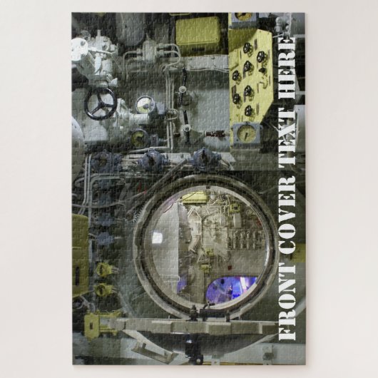 altes Retro-U-Boot Puzzle (Vertikal)