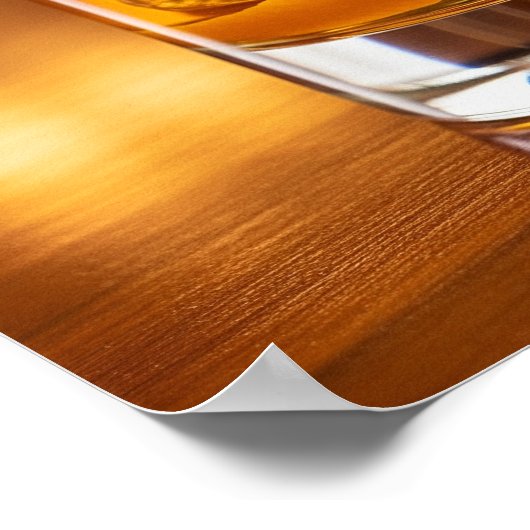 Altes Rezept Poster (Ecke)