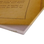 Altes Rezept-Schneidebrett Schneidebrett (Ecke)