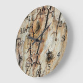 Altes Riss-Holzbäckerbild Große Wanduhr (Winkel)