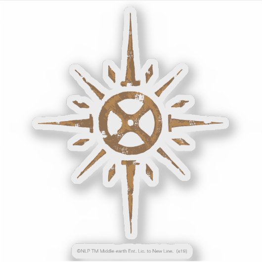 Altes Rohan-Wappen Aufkleber (Vorderseite)