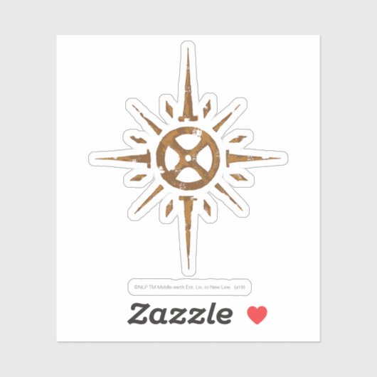 Altes Rohan-Wappen Aufkleber (Blatt)