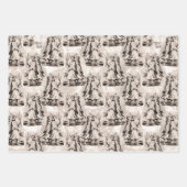 Altes Rom Elegante Antique Collages Geschenkpapier Set (Vorderseite)