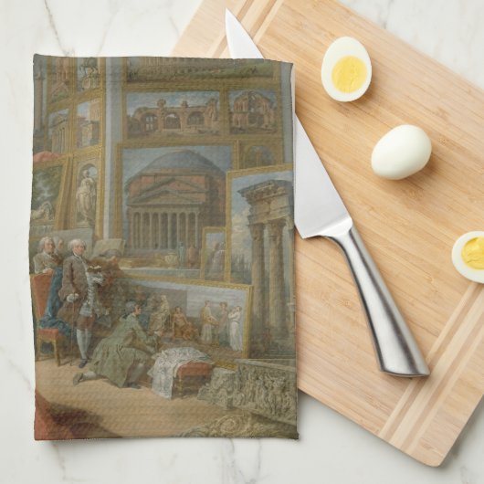 Altes Rom Geschirrtuch (Viertel Falte)