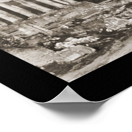 Altes Rom, Italien Foto 1909 Poster (Ecke)