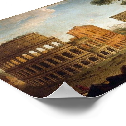 Altes Rom Kolosseum Poster oder Print (Ecke)