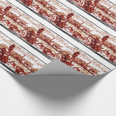 Altes Rom - Marineflotte kommt Geschenkpapier (Ecke)