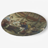 Altes römisches Abendessen-Party-Fest Pappteller (Schrägansicht)