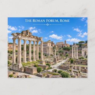 Altes römisches Forum Postkarte