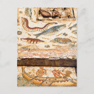 Altes römisches Mosaik Postkarte