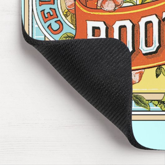 Altes Rootbeer-Label Mousepad (Ecke)