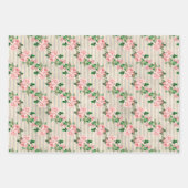 Altes rosa Osterfest Geschenkpapier Set (Vorderseite 2)