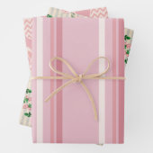 Altes rosa Osterfest Geschenkpapier Set (Beispiel)
